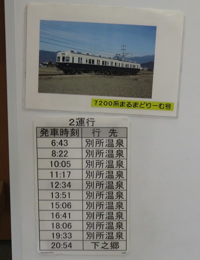 上田電鉄　さよなら7200系