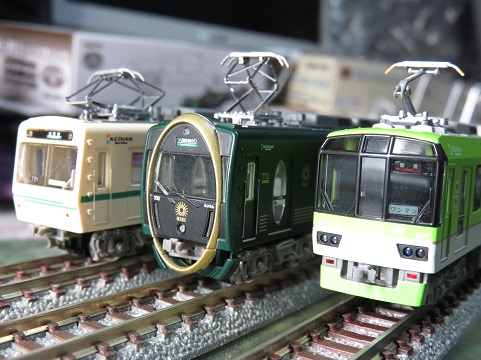 鉄道模型　叡山電車