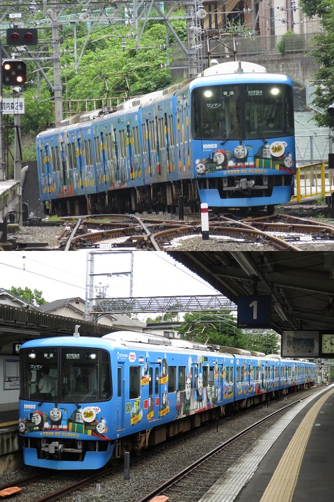 京阪電鉄 トーマスラッピング電車